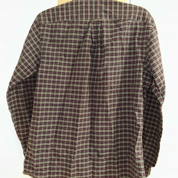 Ralph Lauren Green and Navy Plaid Button-Down Shirt - Picture 3 of 4